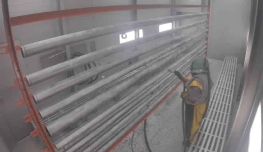 galvanizado en pintura electrostática