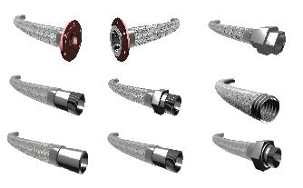 mangueras metalicas para conexion de tuberias